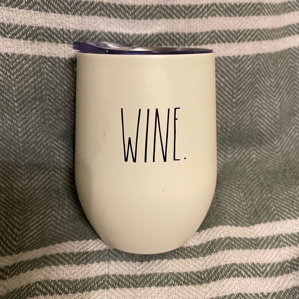 Rae Dunn WINE‎ tumbler 12oz.